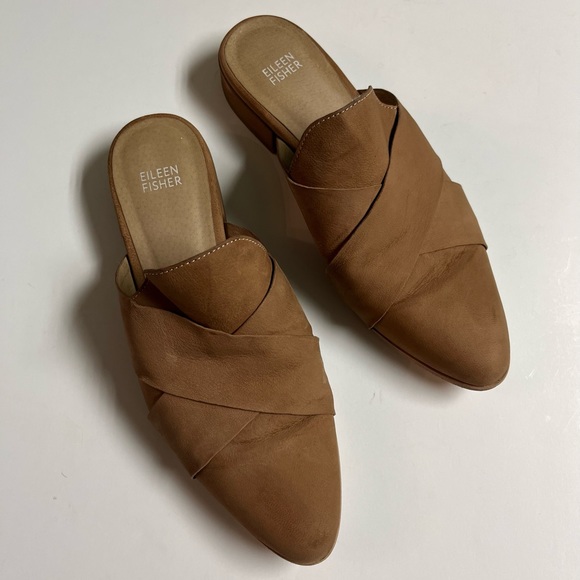 Eileen Fisher Shoes - Eileen fisher Tan leather flats